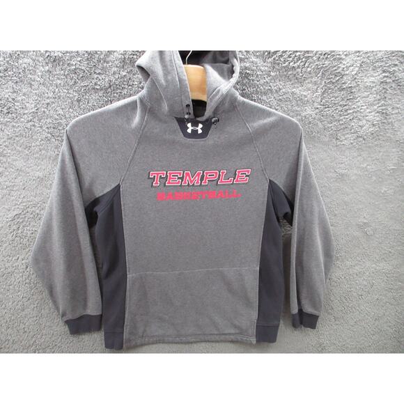 TEMPLE UNIVERSITY OWLS BASKETBALL Under Armour Men's Large Hoodie - Picture 1 of 16